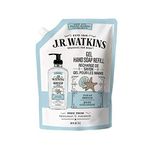 J.R. Watkins Ocean Breeze Liquid Hand Soap Refill Pouch, Scented Liquid Hand Wash for Bathroom or Kitchen, USA Made and Cruelty Free, 1 Liter