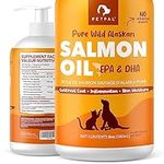 PetPal - Better Than Fish Oil - Pure Wild Alaskan Salmon Oil for Dogs & Cats - All Natural, Supports Joint Function, Pet Immune & Heart Health, Healthy Skin & Coat - Omega 3 Super Food (8oz (240mL))