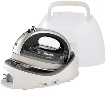 Panasonic NI-WL600 Cordless Steam/Dry Iron, 1500W Wide Stainless Steel Plate, Silver