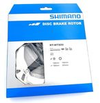 SHIMANO Deore XT RT-MT800 disc rotor with internal lockring, Ice Tech FREEZA, 180 mm, IRTMT800MI, Silber