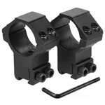 YONCONO 1" High Profile Scope Mounts Rings for 11mm Dovetail Rail,2Pcs