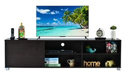 DeckUp Cannes Engineered Wood TV Entertainment Unit Dark Wenge ,1 Door