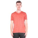 Lucky Brand Men's Venice Burnout V Neck Tee, Bossa Nova, L