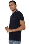 American Eagle Outfitters AE Slim Fit Pique Polo Shirt Blue