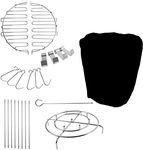 Turkey Fryer Parts Kit for Char-Broil The Big Easy Accessories with Water-Resistant 24 Inch Round Grill Cover