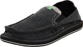 Sanuk Men's Pick Pocket Charcoal Loafer 12 D, Medium