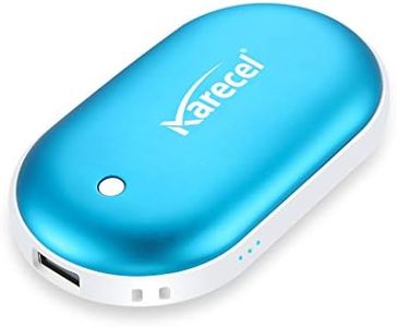 KARECEL Rechargeable Hand Warmers, Electric Hand Warmer 5200mAh Powerbank Reusable Handwarmers, Portable USB Hand Warmer Heater Battery Pocket Warmer, Best Gifts for Men and Women in Cold Winter