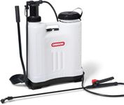 Oregon Backpack Sprayer with Lance and 4 Adjustable Spray Nozzle, Suitable For Pesticide, Lawn Feed, Weed and Moss Killer, Reliable Outdoor Garden & Lawn Care, Knapsack Sprayer Garden Tool, 16 Litres