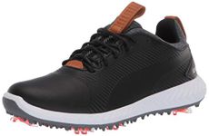 PUMA Kids' Ignite Pwradapt 2.0 Golf Shoe Black Size: 3 Little Kid