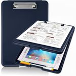 oddpod™ Praise A4 Clip Pad/Clipboard with Storage Case for Paper and Document Storage 83002 (Dark Blue)