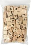 PerriRock 200 Pcs Scrabble Letters - 2 Complete Sets - Wood Tiles - Great for Crafts, Letter Tiles, Spelling by Clever Delights