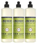 MRS Meyers Liquid Dish Soap, Lemon Verbena, 16 Fluid Ounce (Pack of 3)