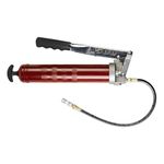 Alemite 500-E Grease Gun, Develops Upto 10, 000 Psi, Delivery 1 Oz./21 Strokes, 16 oz. Bulk or 14 oz. Cartridge, with 18" Hose and Coupler, 3-Way Loading
