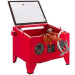 Arebos Sand Blasting Cabinet 90L | Sand Blasting Machine | Sand Blaster Kit incl. Blasting Gun with 4 Ceramic nozzles | Work Gloves | Viewing Window + 5 Replacement foils