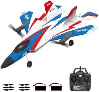 F-22 RC Plane 4 Channel Remote Control Airplane - RC Airplane for Beginners Adult with Aerobatic & Xpilot Stabilization System, Two Batteries - Remote Control Plane Gift for Kids