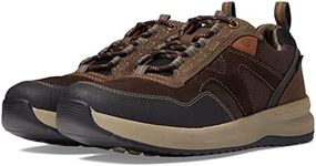 Clarks Men's Wellman Trail AP Oxford, Dark Brown Combi Waterproof, 11