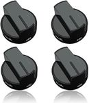 Reyhoar (4 Pack) W10339442 Gas Range Knob Black Replacement Part for Whirlpool Range/Stove/Oven- Replaces WPW10339442, PS3507188