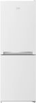 Beko CFG4552W Fridge Freezer | 50/50 Freestanding Frost Free | E Rated Energy Class| Large 220 Litre Capacity | Freezer Guard | LED Light