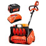 VOLTASK 56V Cordless Snow Shovel, 14" Electric Snow Blower, 2000W Brushless Motor Battery Snow Shovel, 26FT Throw Distance Snow Removal for Driveway/Steps/Patio/Sidewalk, with 4.0Ah Battery & Charger