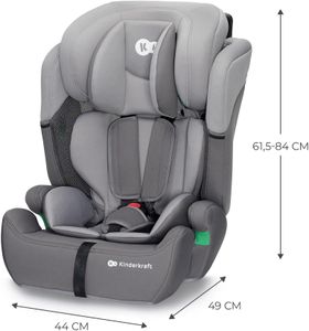Kinderkraft Comfort UP Car Seat, Black – Adjustable Child Safety