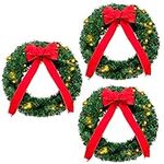 Joiedomi 19" Christmas Wreath with 