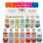 Watson & Webb Lustre Collection Metallic & Pearl Sheen Airbrush Cake Decorating Colours | Cakes Shimmer & Shine Under the Lights