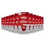 Lavazza Qualità Rossa, Ground Coffee, 12 Packs of 250 g