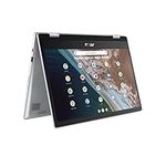 ASUS Chromebook Flip CX1, 14" FHD NanoEdge Display, Intel Celeron N4500 Processor, 128GB eMMC, 8GB RAM, ChromeOS, Transparent Silver, CX1400FKA-AS01T-CB