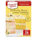 Duncan Hines Signature Perfectly Moist Lemon Supreme Cake Mix, 15.25 OZ