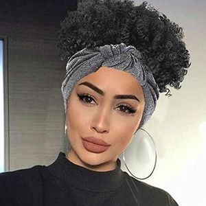 Aisaide Afro Kinky Curly Wig Headband Wigs for Black Women