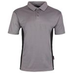 TuffStuff - Elite Polo Shirt - XXL - Grey Polo Shirt - Lightweight - Breathable - Quick-Drying - Moisture Wicking - Work Shirts for Men - 170gsm Polo Top