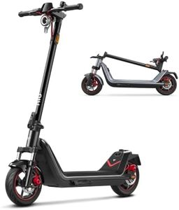 NIU K300X Electric Scooter for Adults, UPG. Suspension, 1000W Peak Power, 37.3 Max Miles, Top 23.6 MPH, 10.5×2.5'' Tubeless Pneumatic Tires, Easy Folding E-Scooter for Daily Commute, Weekend Trip