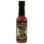 Psycho Juice Roasted Garlic Ghost Pepper Hot Chilli Sauce – Naga Jolokia with Roasted Garlic – Heat Level 10 – Natural Super Hot Sauce, No Extract 148ml