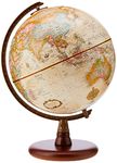 Replogle 51510 Quincy Globe, Antique English, 9-Inch Diameter, Off-White, S