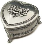 Emboss Alloy Metal Music Box Wind U