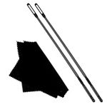 2 Sets Flute Cleaning Rod and Cloth