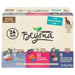 Beyond Wet Cat Food, Fish Variety Pack - 85 g Can (24 Pack)