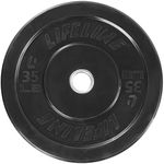 Lifeline 260lb. Rubber Bumper Weight Plate Set: (2) 10lb. (2) 15lb. (2) 25lb. (2) 35lb. (2) 45lb. Plates