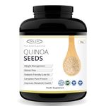 Sinew Nutrition Quinoa Seeds 5 kg, Gluten Free White Quinoa High in Protein, Fibre and Iron