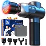Massage Gun with Heat and Cold Therapy, BOB AND BRAD C2 Pro Deep Tissue Massager Gun with Heat, Professional Massage Gun for Home Gym Office Workout Recovery Pain Soreness Relief, Gift for Men Women