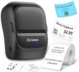 CLABEL Label Maker Machine with Tape: 221B Inkless Label Printer Handheld Barcode Printer Compatible with Phone & PC for Retail School Office Organization Label Makers with APP