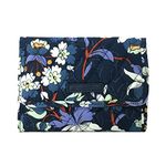 Vera Bradley Flower Print Euro Wallet RFID Protection, Floral Bursts, Floral Bursts, One Size, Wallet