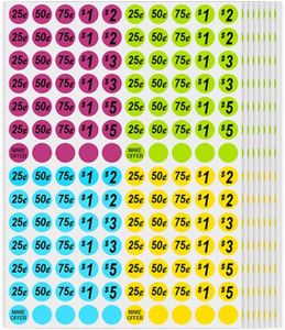 Prepriced Garage Sales Price Stickers Labels Market Price Labels, 4Styles Price Stickers Garage Sale Price Stickers,Sale Price Labels Garage Sale Price Stickers Sale Price Stickers Price Tags Stickers