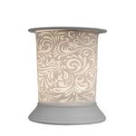 Cello Straight Electric Melt Burner, Finesse Swirl Pattern, Stunning porcelain designs safe for use around children and pets. Use wax or oil in the top and magically fragrance your room.