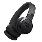 JBL Live 670NC Wireless On-Ear Headphones with Noise Cancelling Technology and up to 65 hours Battery Life, in Black