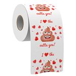 Valentines Day Gift for Boyfriend Girlfriend Novelty Toilet Paper Valentines Day Decorations for Party Supplies Funny Gifts for Men Women Romantic Gag Gifts Idea for Him Her on Anniversary Birthday