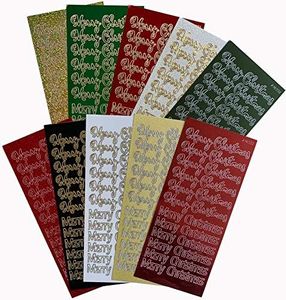 120 Merry Christmas Dazzles Stickers | Paper Wishes Exclusive!