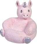 Trend Lab Children's Plush Pink Unicorn Character Chair