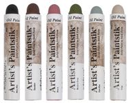 Jack Richeson Shiva Oil Paintstik, Colonial Colors, Set of 6