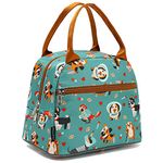 FlowFly Lunch Bag Tote Bag Lunch Organizer Lunch Holder Insulated Lunch Cooler Bag for Women/Men,Dog